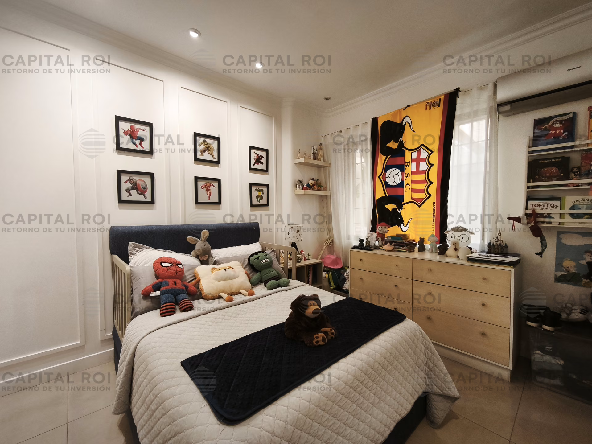 Dormitorio secundario amplio